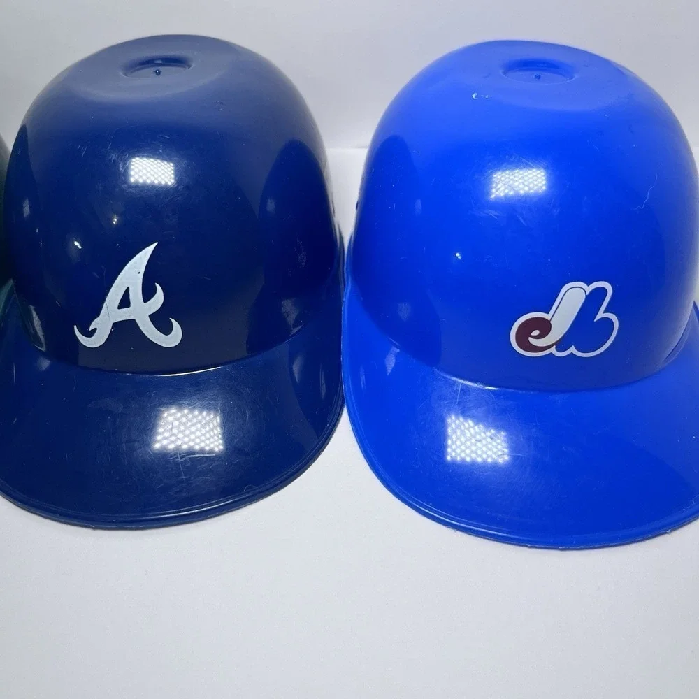 Lot of 6 Mini Vintage Laich MLB Baseball Batting Helmets Souvenir ice cream cup - Picture 4 of 11